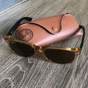 RAY BAN RB2132 945/57 55MM NEW WAYFARER POLARIZED